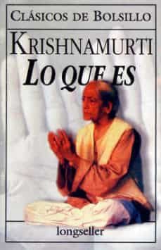 krishnamurti: lo que es-9789507398599