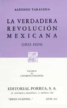 la verdadera revolucion mexicana 1922-1924-alfonso taracena-9789684525399