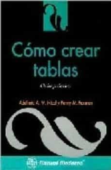 como crear tablas: guia practica-adelheid a.m. nicol-9789707293199