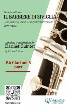 bb clarinet 3 part of "il barbiere di siviglia" for clarinet quintet (ebook)-9791220867399