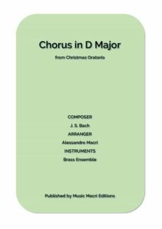 chorus in d major from christmas oratorio by j. s. bach (ebook)-9791220872799