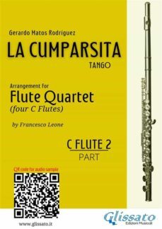 flute 2 part "la cumparsita" tango for flute quartet (ebook)-9791221345599
