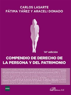 compendio de derecho de la persona y del patrimonio-carlos lasarte alvarez-9791370065799