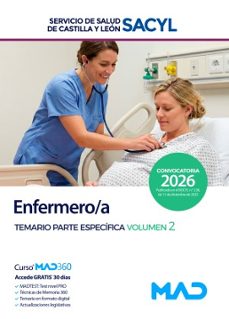 enfermero/a. temario parte especifica volumen 2. servicio de salud de castilla y leon (sacyl)-9791370284299
