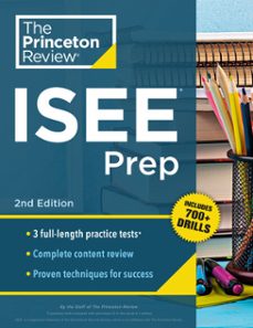princeton review isee prep, 2nd edition-9798217223299