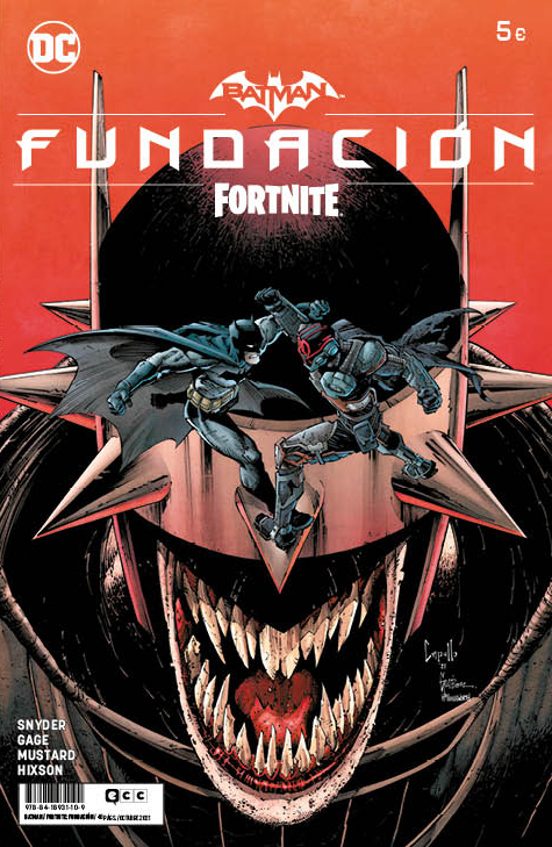 Tapa blanda BATMAN/FORTNITE FUNDACION