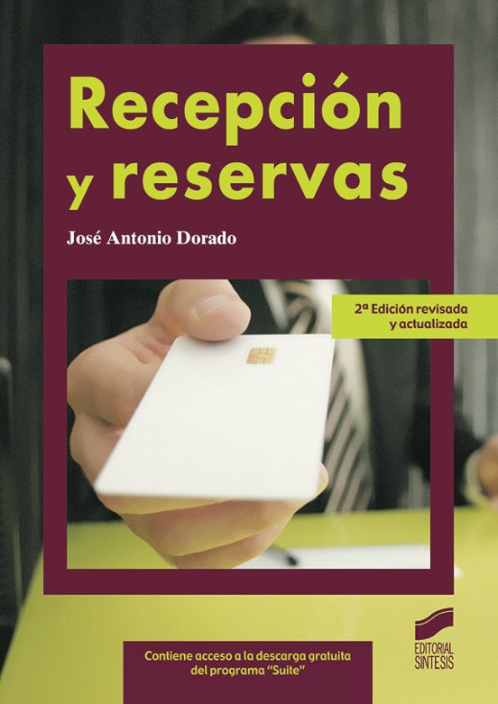 Portada de Recepción Y Reservas