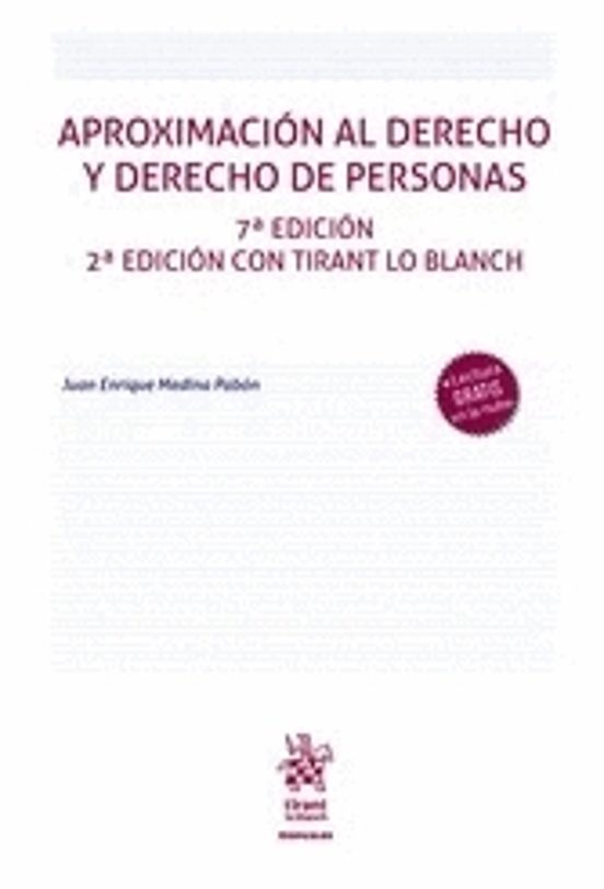 Portada de Aproximación al Derecho y Derecho de Personas 7ª Edición