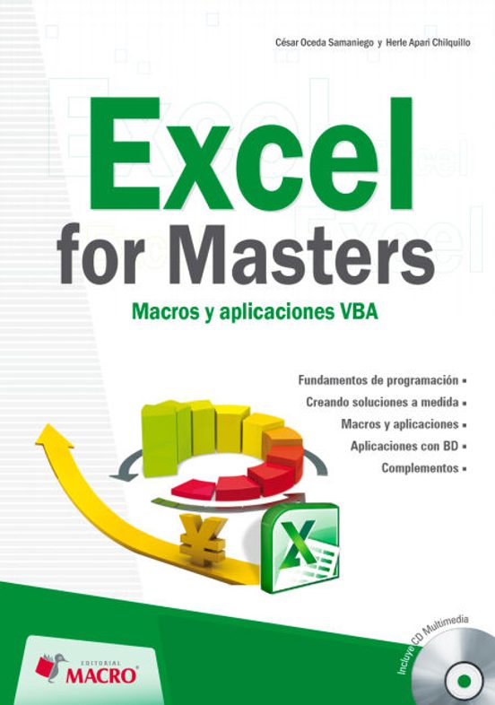 Portada de Excel For Masters C/Cd