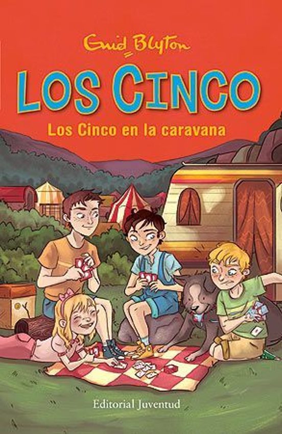 Portada de Los Cinco En La Caravana