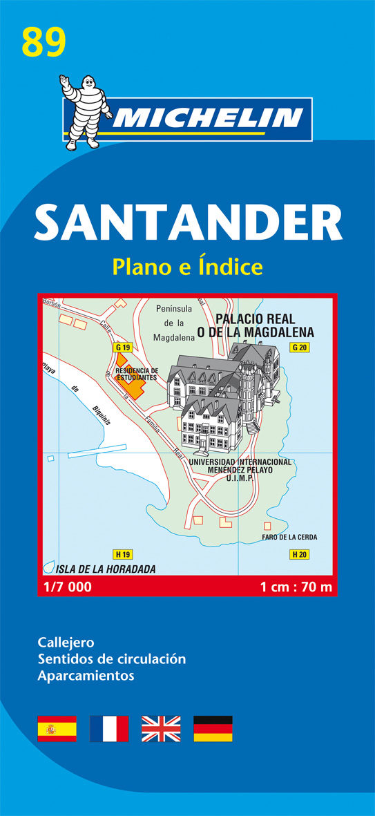 Plano Michelin Santander (ref.19089) por Vv.aa.