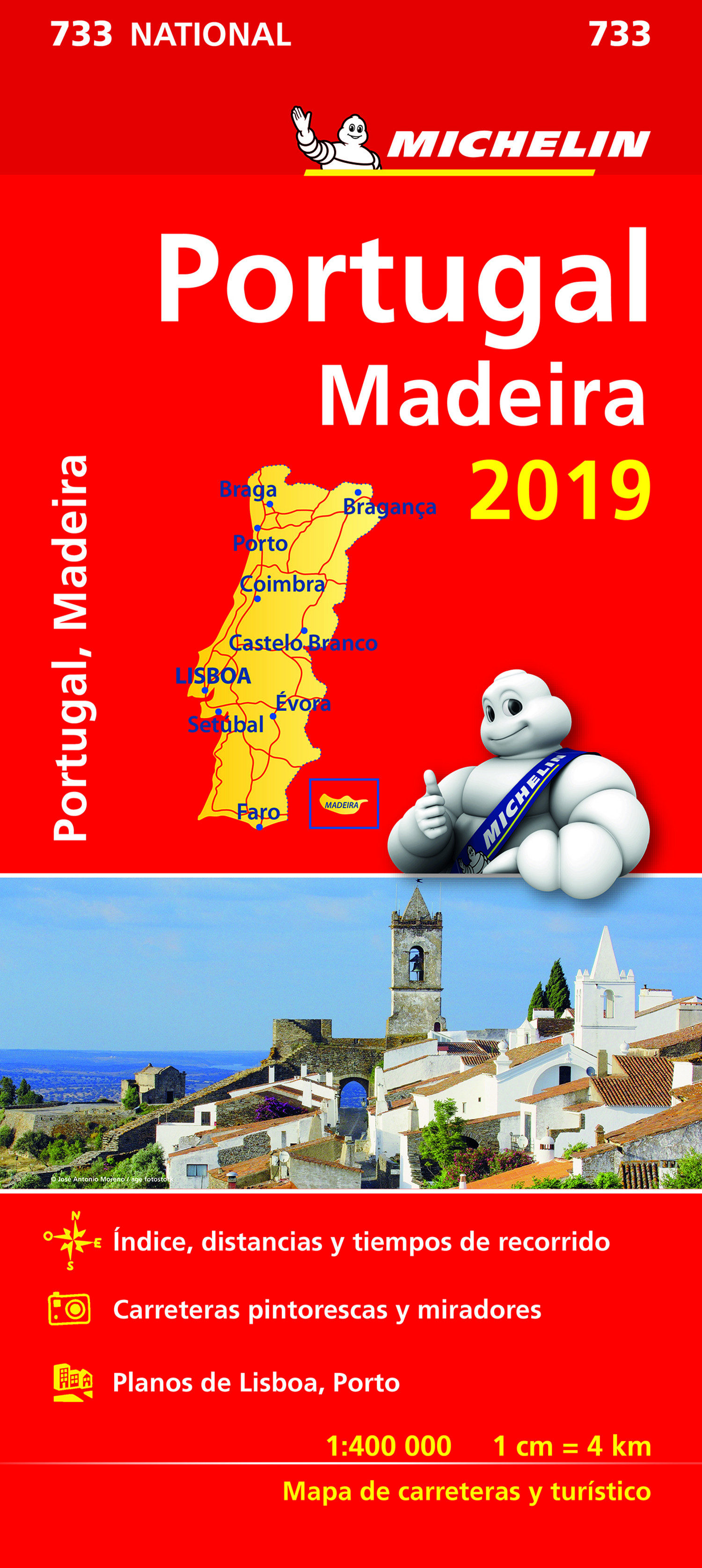 Portugal, Madeira 2019 (mapa National Michelin) por Vv.aa.