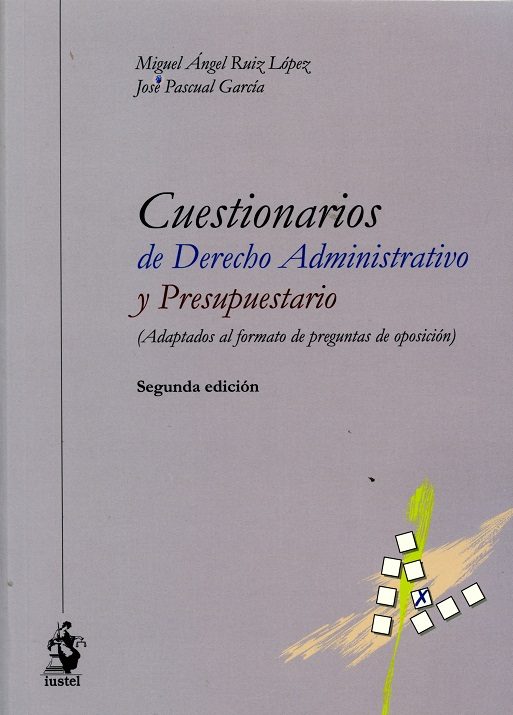 Cuestionaria De Derecho Administrativo Y Presupuestario por Vv.aa.