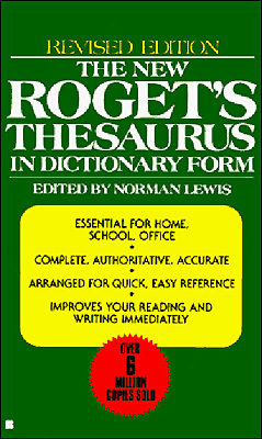 The New Roget S Thesaurus: In Dictionary Form por Norman Lewis