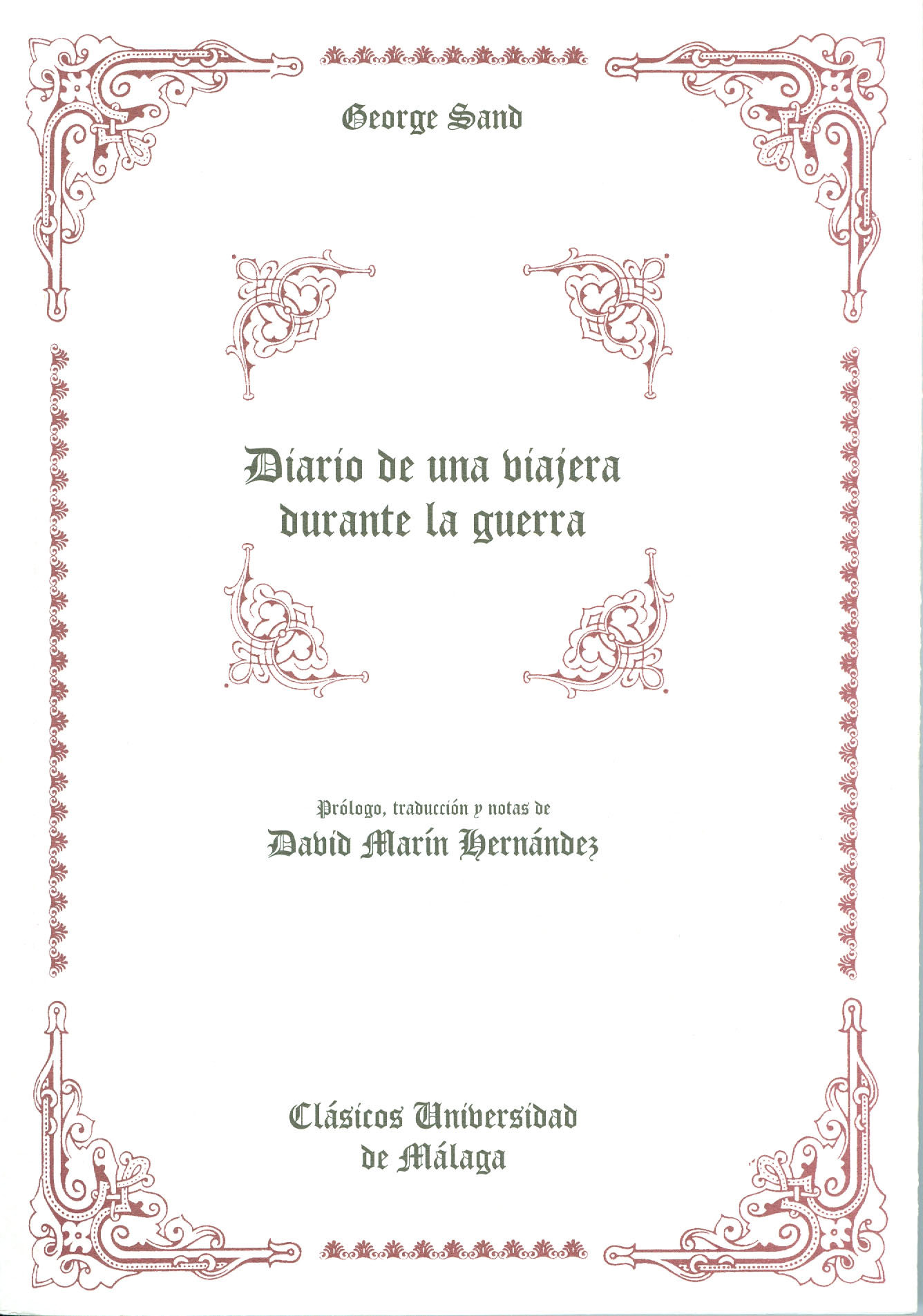 Diario De Una Viajera Durante La Guerra por George Sand epub