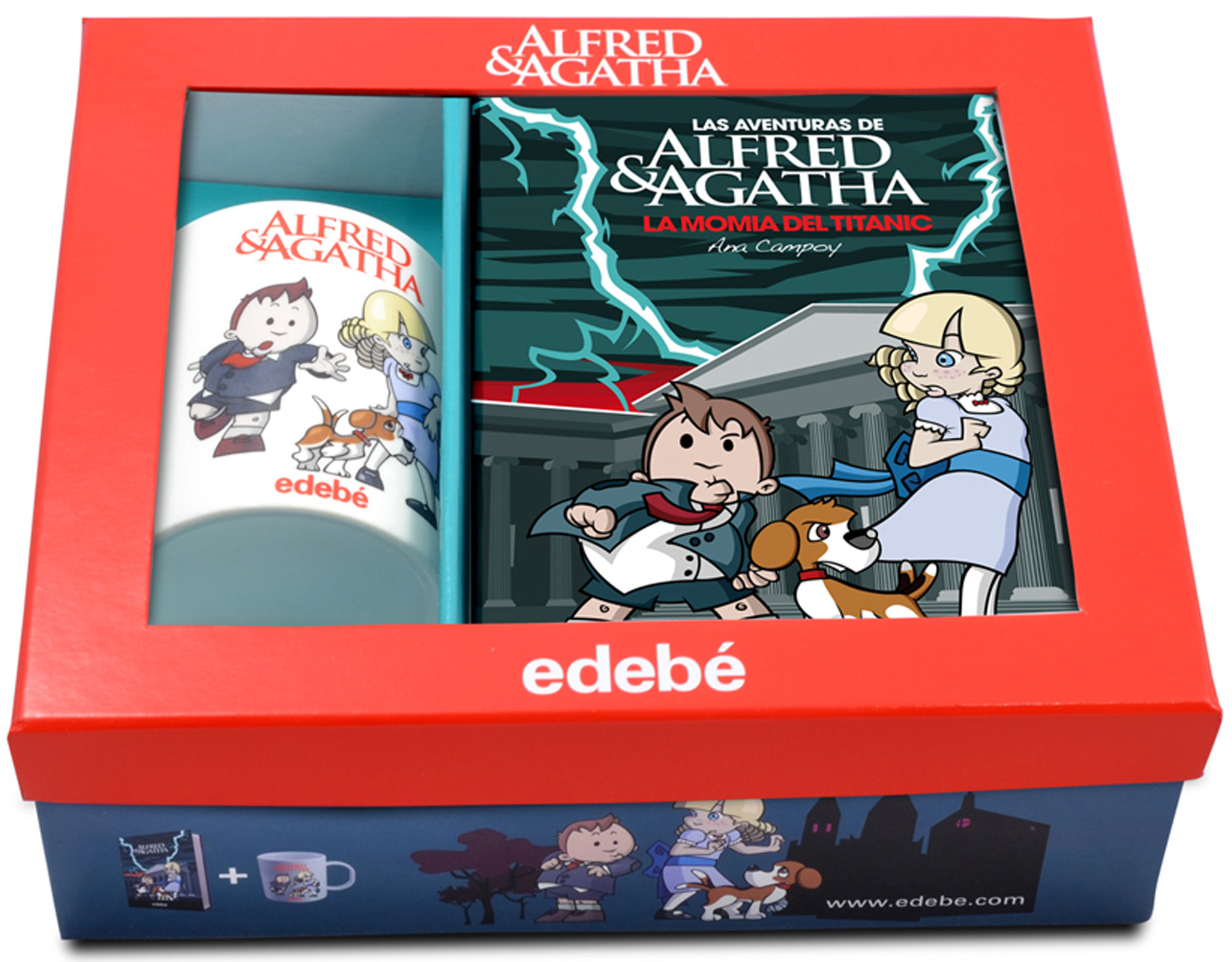 La Momia Del Titanic - Pack Taza (las Aventuras De Alfred & Agatha) por Ana Campoy