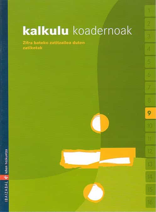 Kalkulu Koadernoak 9 por Vv.aa. epub