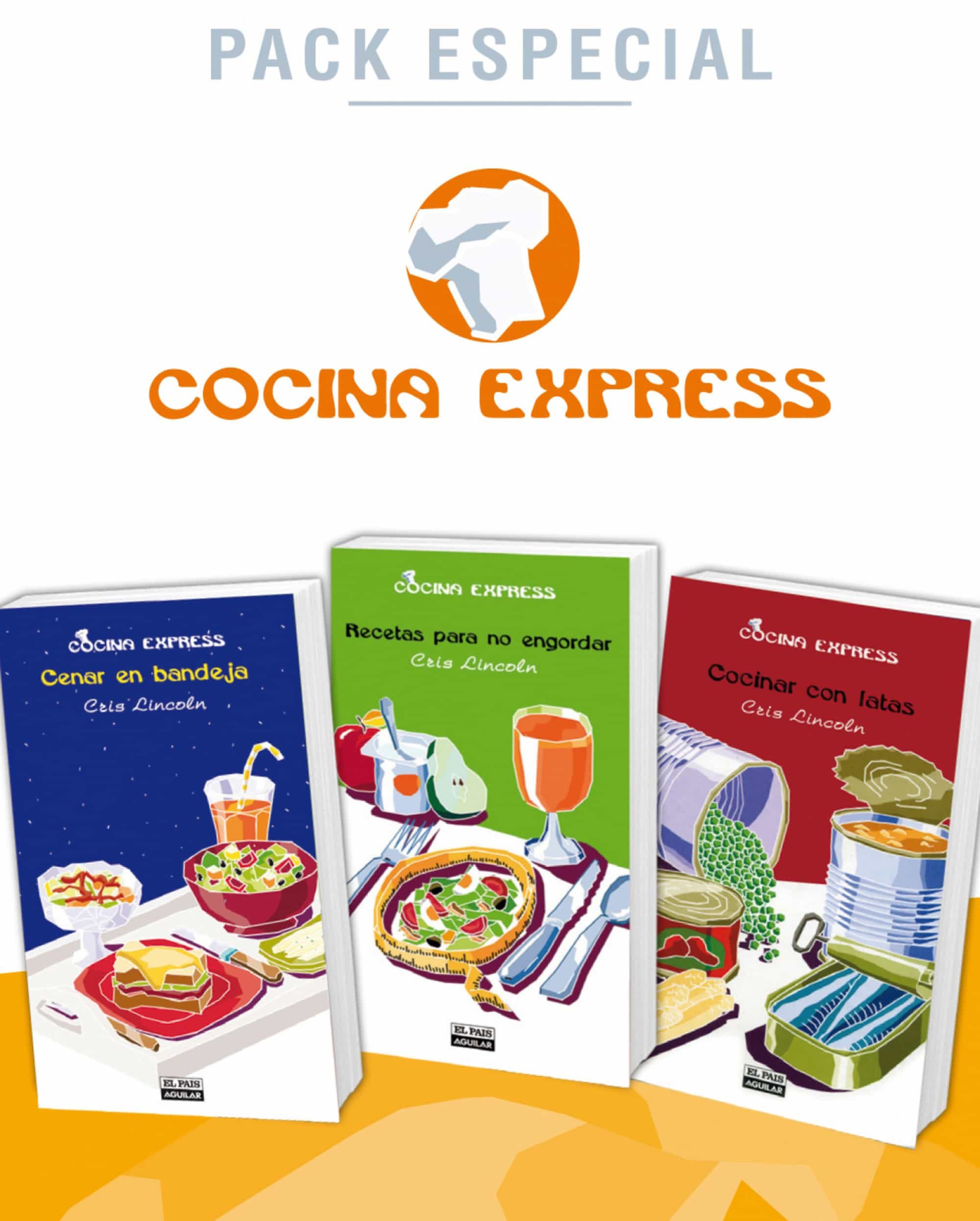 Pack Especial: Cenar En Bandeja / Recetas Para No Engordar / Cocinar Con Latas (cocina Express) por Cris Lincoln
