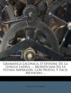 GRAMATICA LACONICA O EPITOME DE LA LENGUA LATINA | IGNACIO DEL CAMPO thumbnail