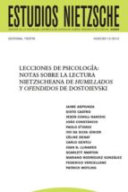 lecciones de psicología: notas sobre la lectura nietzscheana de humillados y ofendidos de dostoievski (ebook)-joan b. llinares-cdlen12786609 lecciones de psicología: notas sobre la lectura nietzscheana de humillados y ofendidos de dostoievski (ebook)-joan b. llinares-cdlen12786609