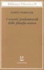 Ebook descargas gratuitas epub I concetti fondamentali della filosofia antica