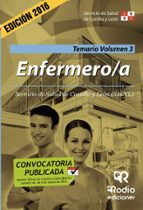 ENFERMERO/A. TEMARIO. VOLUMEN 3. SERVICIO DE SALUD DE CASTILLA Y LEÓN