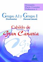 GRUPO A1 (FUNCIONARIOS) Y GRUPO I (PERSONAL LABORAL) DEL CABILDO DE GRAN CANARIA. TEMARIO PARTE COMUN. VOLUMEN I