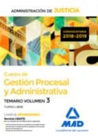 cuerpo de gestión procesal y administrativa de la administración de justicia (turno libre). temario volumen 3-9788414222249 cuerpo de gestión procesal y administrativa de la administración de justicia (turno libre). temario volumen 3-9788414222249