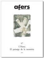 Afers 47: l horta el paisatge de la memoria Rapidshare descarga audiolibros