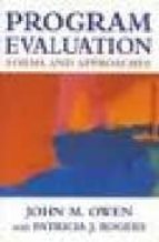 Program evaluation: forms and approaches Descarga del ebook Rapidshare