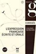 l´expression francaise ecrite et orale: corriges des exercices (claves)-christian abbadie-bernadette chovelon-9782706124709 l´expression francaise ecrite et orale: corriges des exercices (claves)-christian abbadie-bernadette chovelon-9782706124709