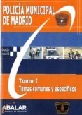 policia municipal de madrid: tomo i-9788416576609 policia municipal de madrid: tomo i-9788416576609