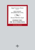 derecho de sucesiones: lecciones de derecho civil (2ª ed.)-pascual martinez espin-9788430970209 derecho de sucesiones: lecciones de derecho civil (2ª ed.)-pascual martinez espin-9788430970209