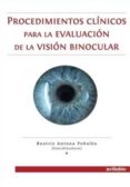 procedimientos clinicos para la evaluacion de la vision-beatriz antona peñalba-9788497454209 procedimientos clinicos para la evaluacion de la vision-beatriz antona peñalba-9788497454209