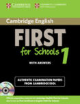 cambridge english first for schools 1 with answers (authentic exa mination papers from cambridge esol) with 2 audio cds-9781107603219 cambridge english first for schools 1 with answers (authentic exa mination papers from cambridge esol) with 2 audio cds-9781107603219