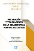 prevencion y tratamiento de la delincuencia: manual de estudio-raquel suria martinez-9788415787419 prevencion y tratamiento de la delincuencia: manual de estudio-raquel suria martinez-9788415787419