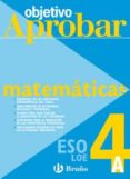 objetivo aprobar loe: matematicas a (4º eso)-9788421660119 objetivo aprobar loe: matematicas a (4º eso)-9788421660119