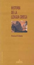 historia de la lengua griega-francisco r. adrados-9788424919719 historia de la lengua griega-francisco r. adrados-9788424919719