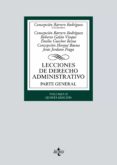 lecciones de derecho administrativo. parte general. volumen ii (5ª ed.)-concepcion barrero rodriguez-9788430974719 lecciones de derecho administrativo. parte general. volumen ii (5ª ed.)-concepcion barrero rodriguez-9788430974719