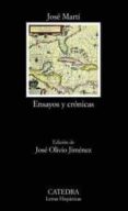 ensayos y cronicas-jose marti-9788437621319 ensayos y cronicas-jose marti-9788437621319