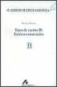 tipos de escrito iv: escritos comerciales-miriam alvarez-9788476352519 tipos de escrito iv: escritos comerciales-miriam alvarez-9788476352519