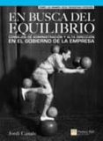 en busca del equilibrio-jordi canals-9788483224519 en busca del equilibrio-jordi canals-9788483224519