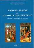 manual básico de historia del derecho-enrique gacto fernandez-9788490314319 manual básico de historia del derecho-enrique gacto fernandez-9788490314319