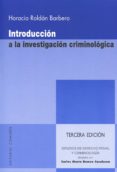 introducción a la investigación criminológica-horacio roldan barbero-9788490453919 introducción a la investigación criminológica-horacio roldan barbero-9788490453919