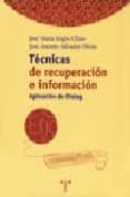 tecnicas de recuperacion de informacion: aplicacion de dialog-jose martinez de sousa-9788495178619 tecnicas de recuperacion de informacion: aplicacion de dialog-jose martinez de sousa-9788495178619