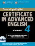 certificate in advanced english 4 with answers and with 2 audio c d (authentic examination papers from cambridge esol)-9780521156929 certificate in advanced english 4 with answers and with 2 audio c d (authentic examination papers from cambridge esol)-9780521156929