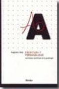 escritura y personalidad-augusto vels-9788425427329 escritura y personalidad-augusto vels-9788425427329