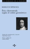 etica demostrada segun el orden geometrico-baruch spinoza-9788430945429 etica demostrada segun el orden geometrico-baruch spinoza-9788430945429