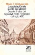 la poblacion de la villa de madrid (1594-1840)-maria f. carbajo isla-9788432306129 la poblacion de la villa de madrid (1594-1840)-maria f. carbajo isla-9788432306129
