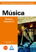 cuerpo de profesores de enseñanza secundaria: musica: temario: vo lumen ii-9788466580229 cuerpo de profesores de enseñanza secundaria: musica: temario: vo lumen ii-9788466580229